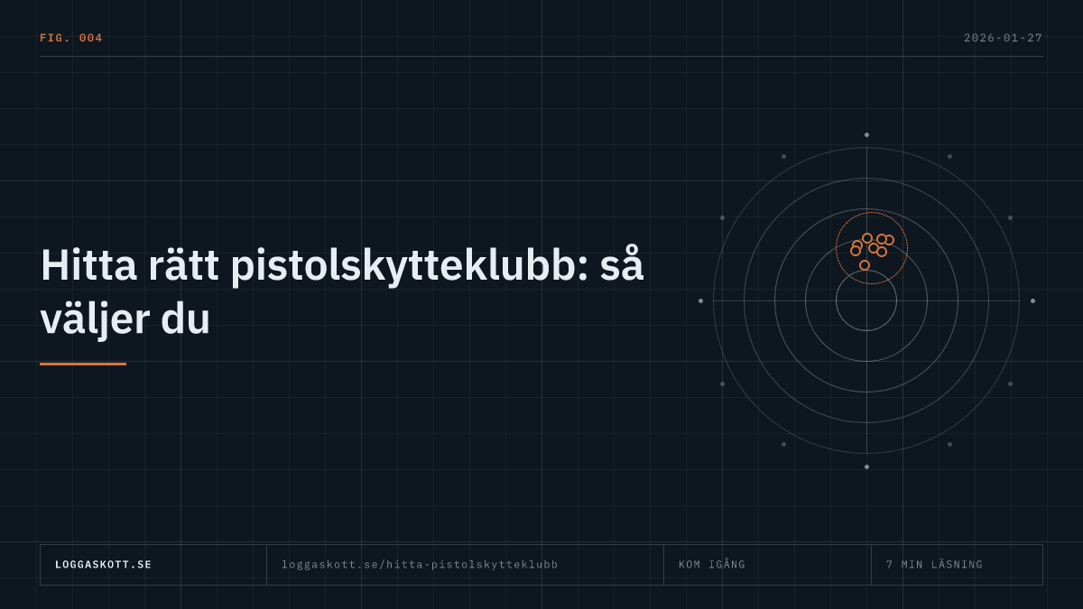 Jämförelse av pistolskytteklubbar med kriterier för läge, avgifter, banor och utbud när du ska välja klubb.